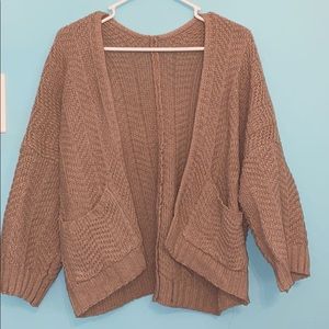 Light Brown Cardigan.